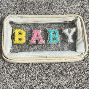 Clear Organizer with BABY Patch